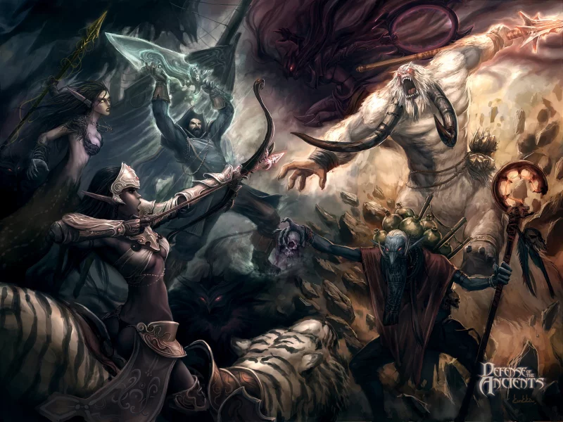 kunkka, коза, defense of the ancients, спектр, мирана, dota, дота, дриада, вич доктор, магнус, кунка