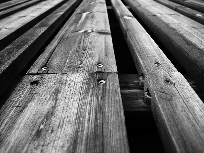 шурупы, b&w, винты, доски, чб