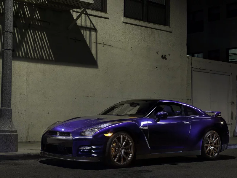 улица, дорога, gtr, nissan