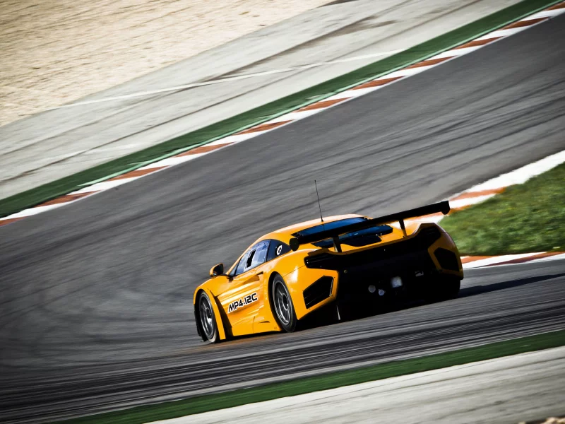скорость, поворот, машины с машинами, mclaren, дорога, тачки, макларен, mp4 12c gt3, спорт