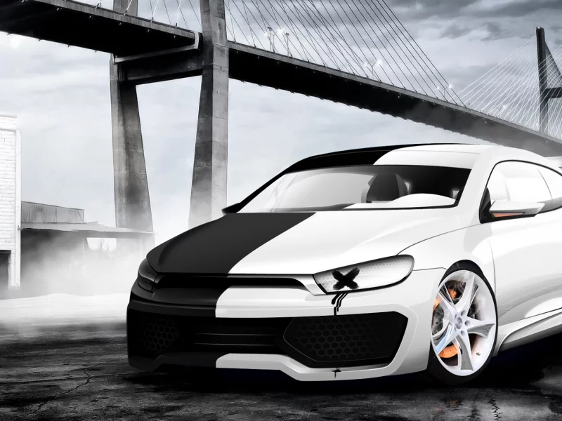 scirocco, vw, two faces