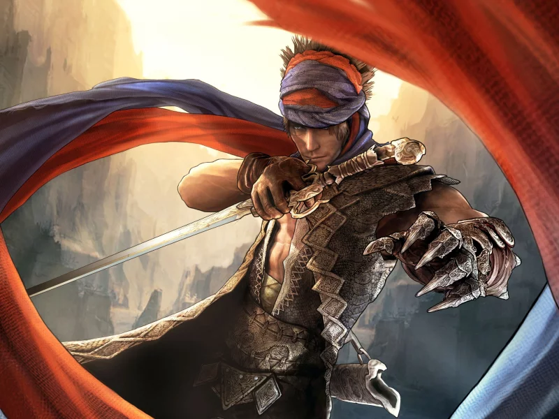 prince of persia, горы, принц персии, фэнтези, меч, игры, обои, перчатка, game wallpapers