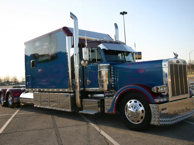 peterbilt, грузовик, какбина, автомобили, trucks, тягач