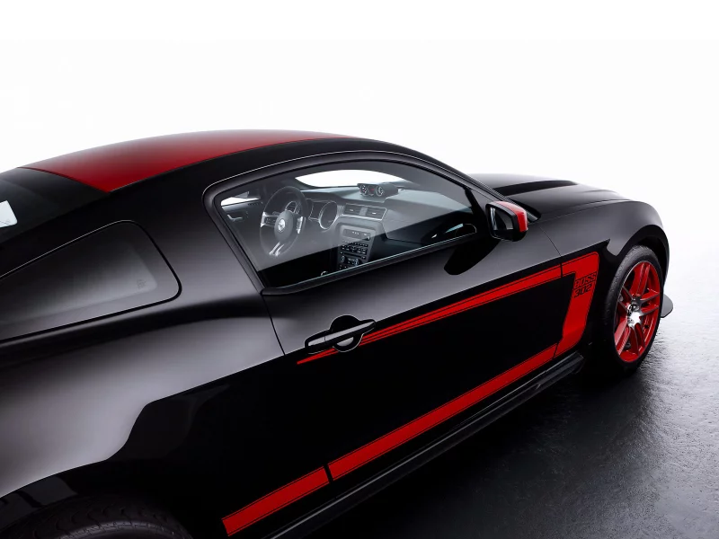 mustang, диски, красные, салон, boss