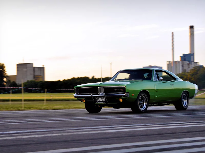 dodge, charger, rt, дорога