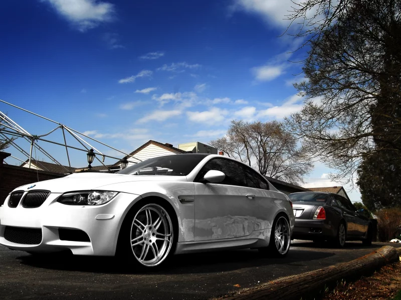 lincoln, bmw, m3, белый