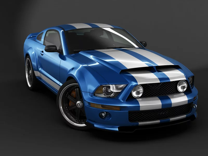 mustang, тюнинг, автомобиль