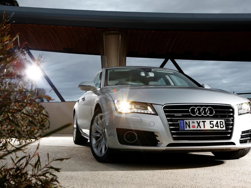 ауди, audi, свет, front, фара, autowall, a7