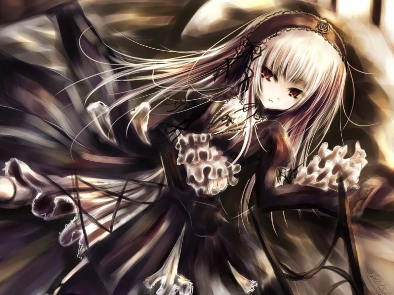 rozen maiden, аниме, роза, суйгинто, девушка