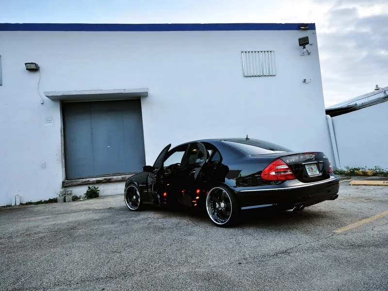 авто обои, mercedes, мерседес, cars, e55, auto wallpapers, тачки, amg, benz