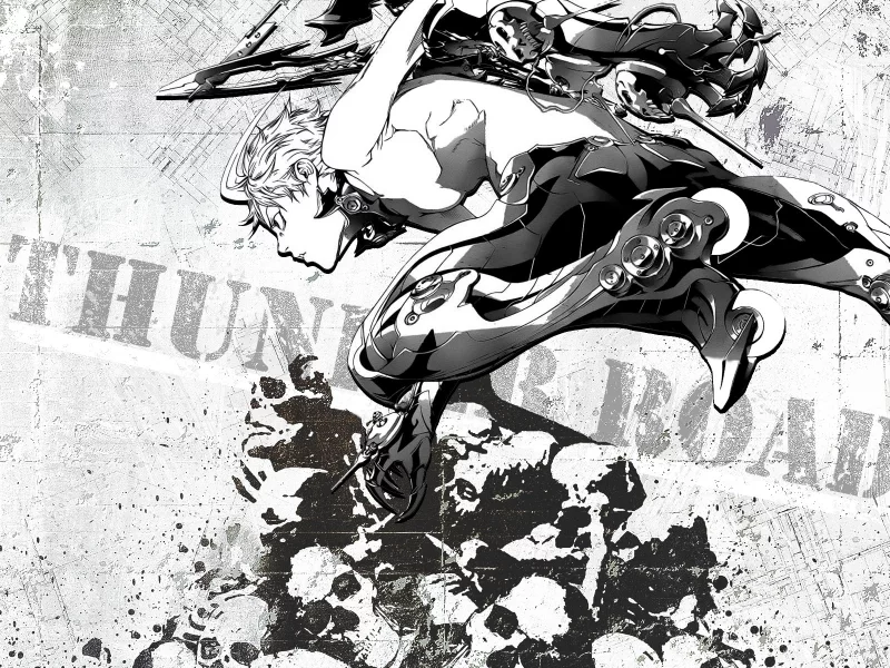 парень, аниме, нуэ, air gear, бег