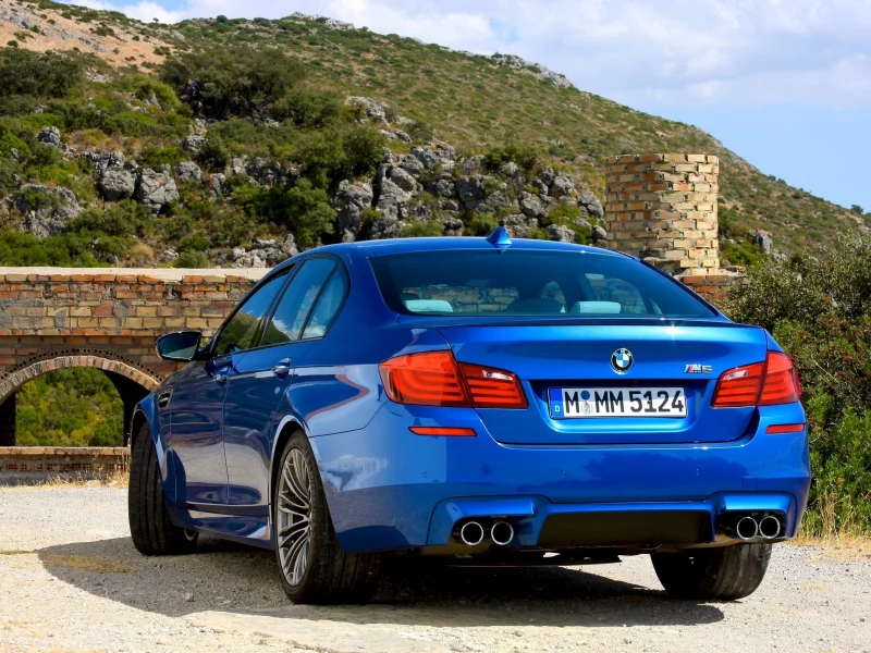blue, bmw, bmw m5 f10, m5, 2012