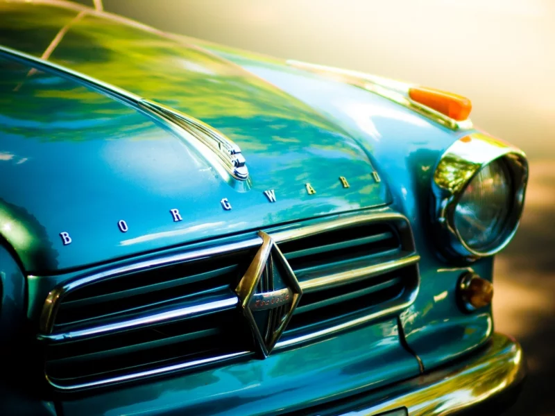 авто, borgward, фары, car, капот, машина, ретро