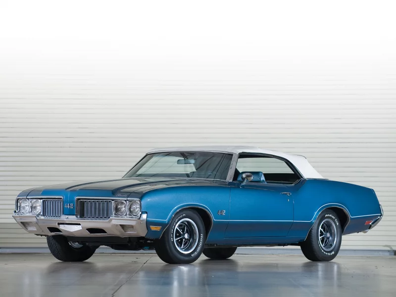 oldsmobile, автомобили, ретро, 442 convertible