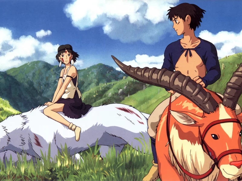 ghibli, miramax, сан, принцесса мононокэ, миядзаки, моро, аситака