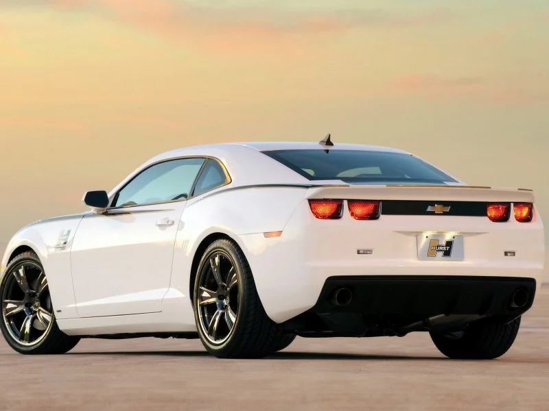 camaro, задняя часть, chevrolet, series 5, hurst, white, белый