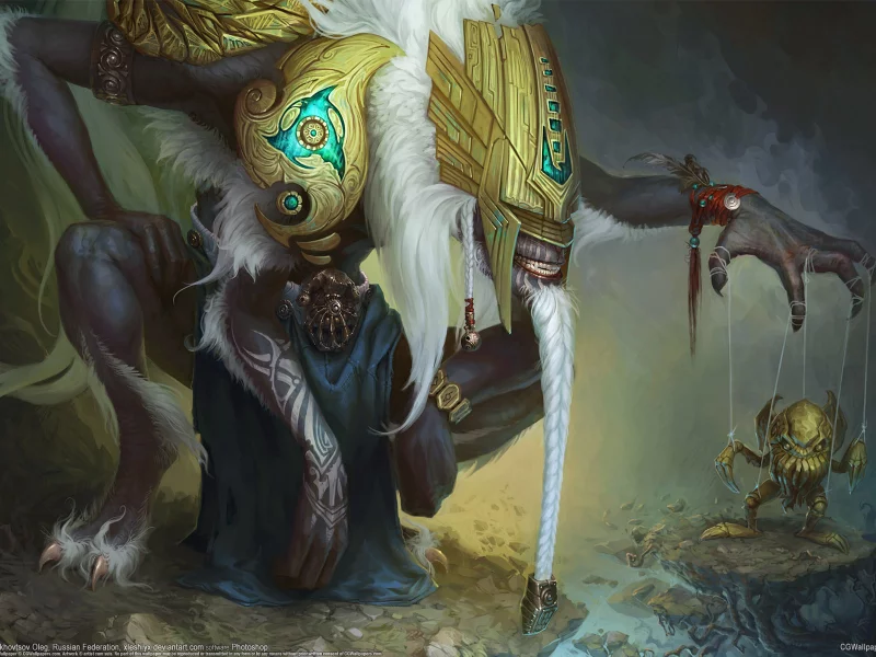 приколы, cg wallpapers, russia, монстры, марионетка, god of pretence, shekhovtsov oleg