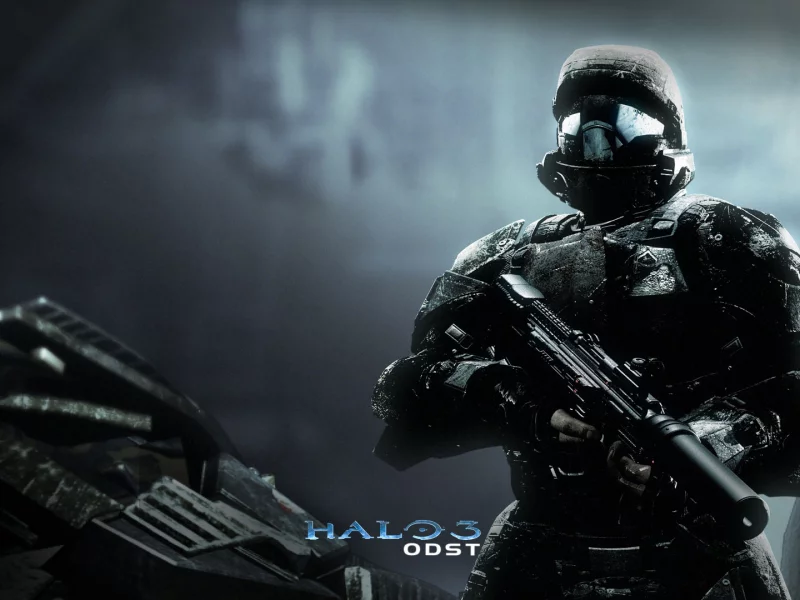 тьма, halo, 3, машина, солдат