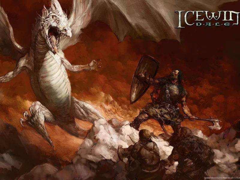 арт, dale, дракон, засада, icewind