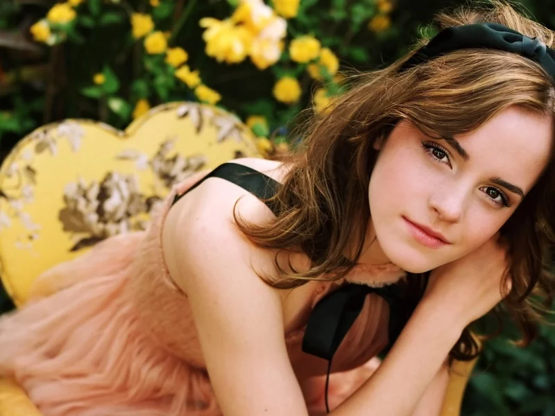 watson, ленточка, улыбка, emma