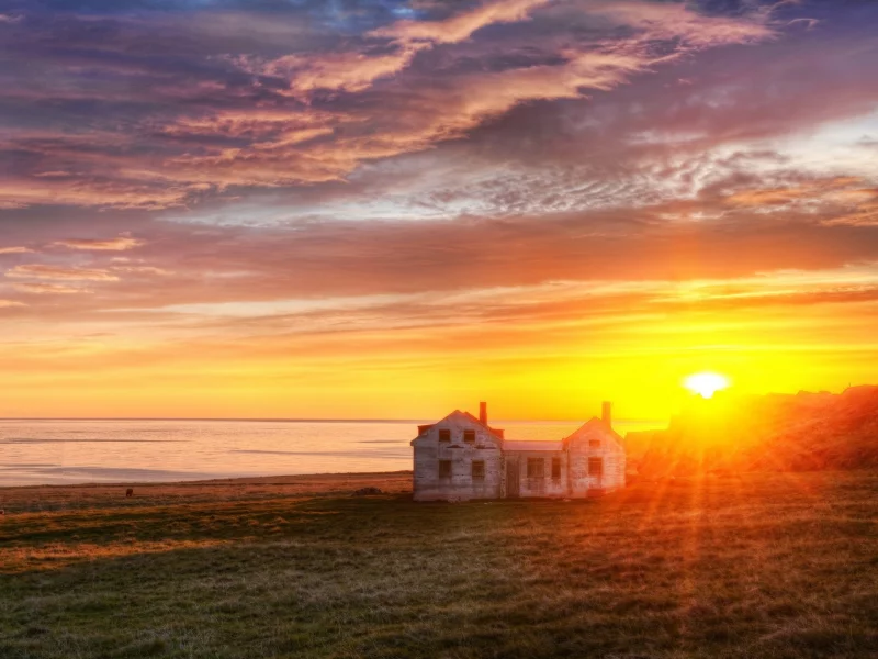 north atlantic, восход, exploring the peninsula at sunrise