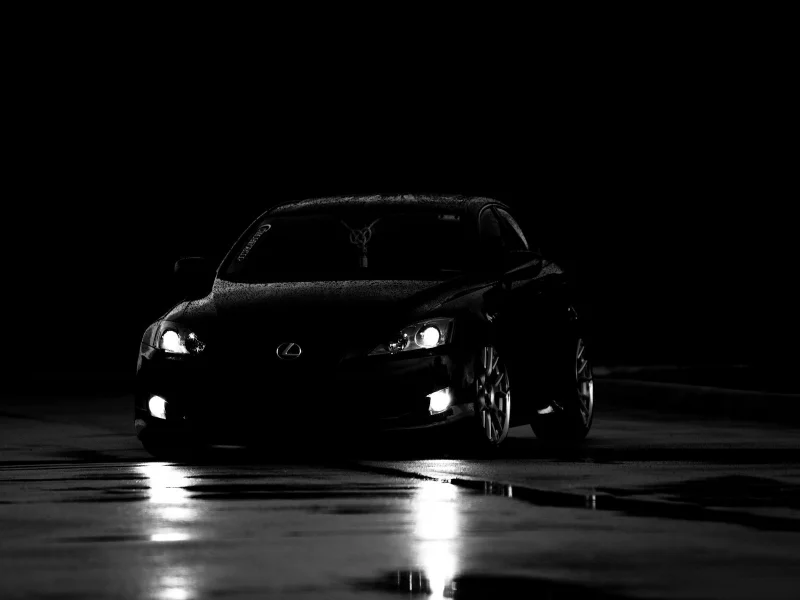 ls, lexus, авто обои, чёрный, cars, лексус, auto wallpapers, тачки, чёрно-белая
