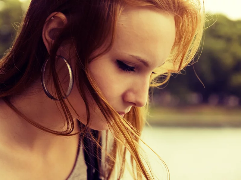 рыжая, девушка, красавица, глаза, girl