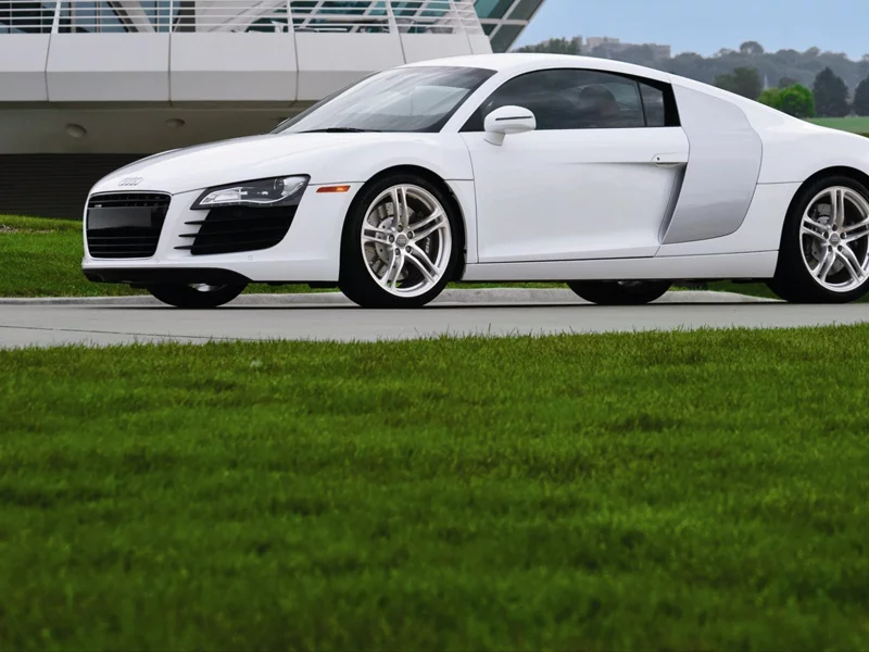 audi тачки, белый, белая, трава, фото машин