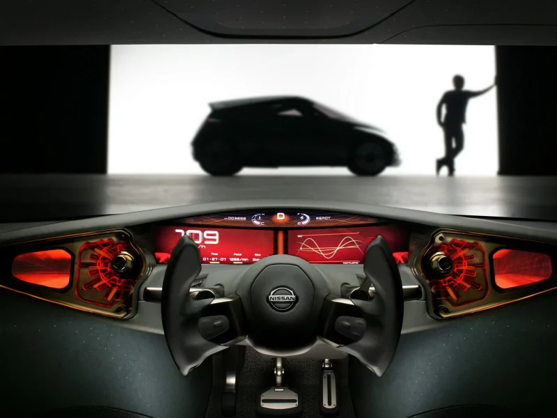 будущее, mixim, ниссан, nissan, силуэты, авто, руль, концепт
