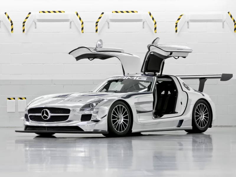gt3, amg, chrome, sls, mercedes-benz