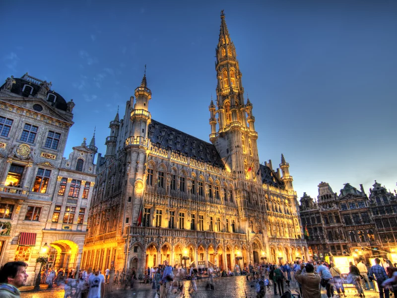 брюссель, город, wallpaper, brussels, огни, замок, здание, люди, обои, ночь, дом