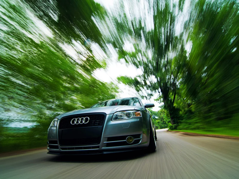 audi, скорость, a4