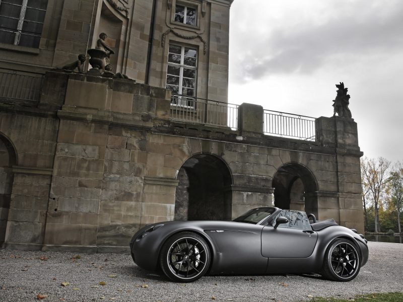 wiesmann, black, car, bat, машины