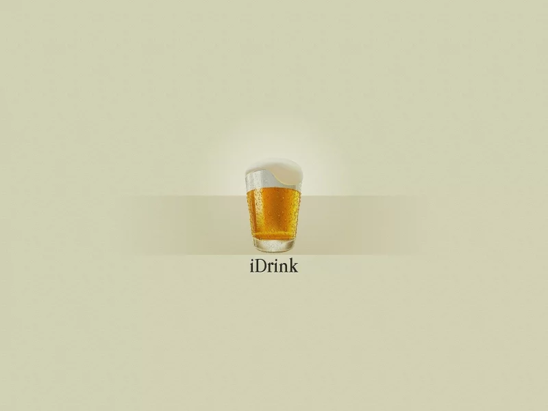 1920x1200, minimalism, drink, cup, минимализм, пиво, напиток, кружка, beer