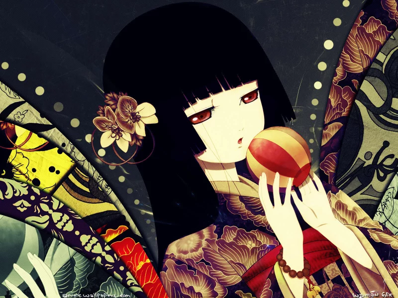 hell girl, девушка, аниме