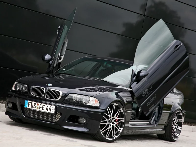 tuning, bmw, m3, kneibler, black, car, auto