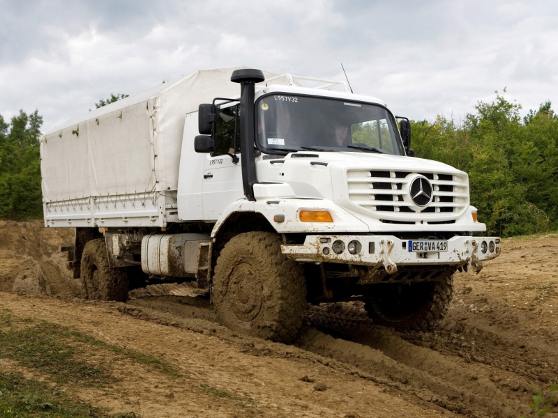 белый, мерседес-бенц, zetros, вездеход, truck, грузовик, mercedes-benz, зетрос, грязь, 1833