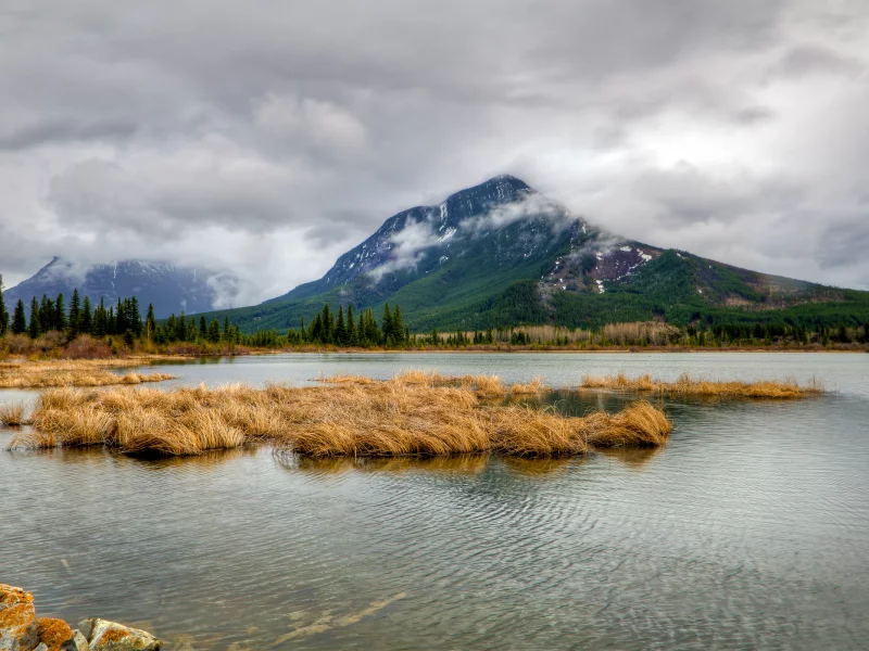 canada, alberta, vermilion lakes