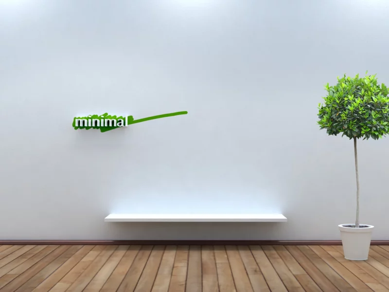 дерево, горшок, надпись, minimal, скамейка