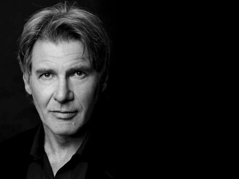 чб, актёр, хан соло, harrison ford, харрисон форд