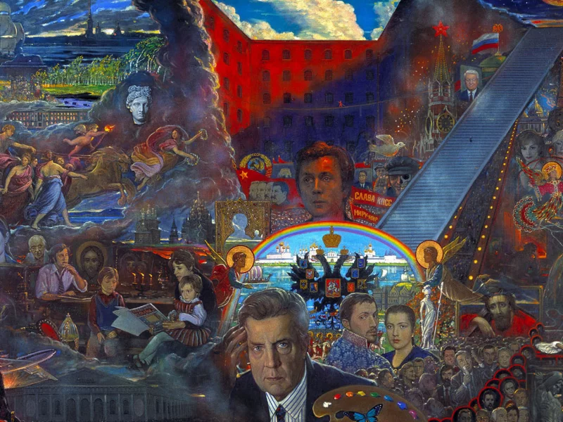 картина, моя жизнь, илья глазунов, 1994г