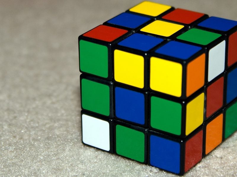 кубик рубика, цвета, головоломка, грани