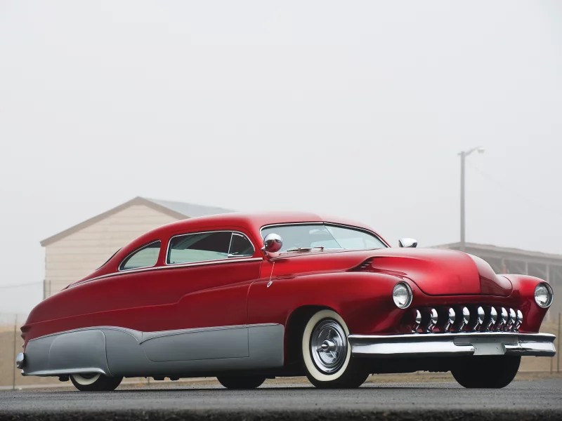 меркурий, тюнинг, coupe, sport, mercury, красный, red, lead sled, ретро