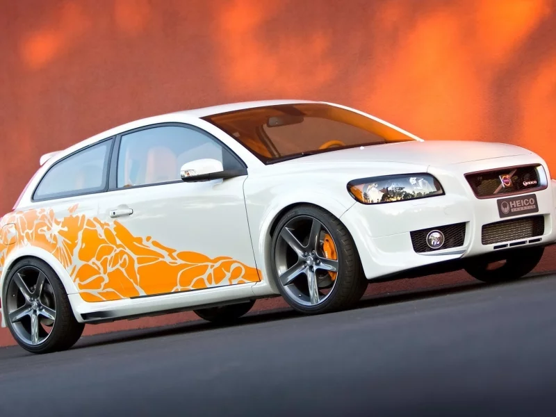 volvo, оранжевый, heico