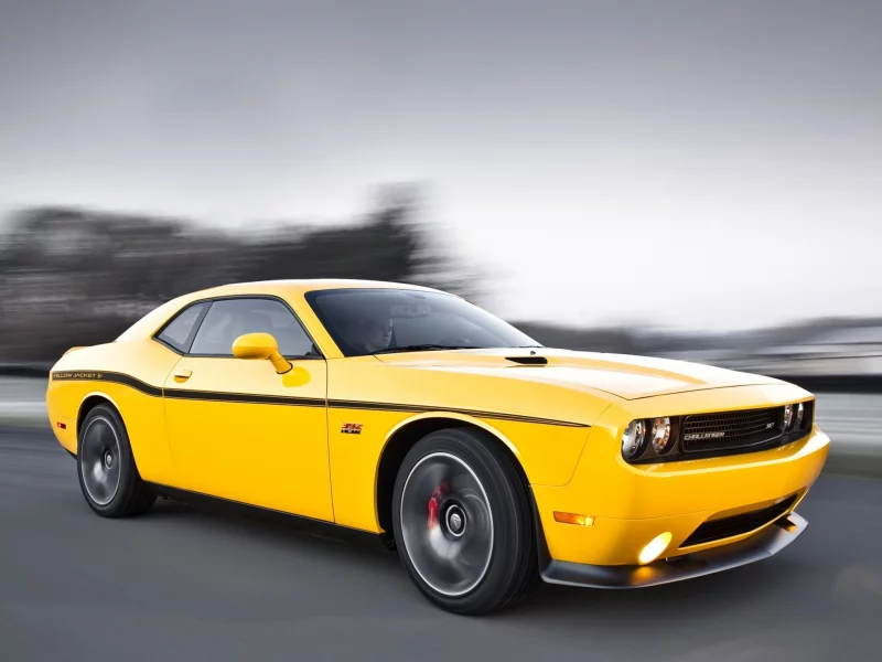 yellow jacket, челенжер, challenger, 392, передок, srt8, скорость, muscle car, желтый, додж, срт8, dodge, мускул кар