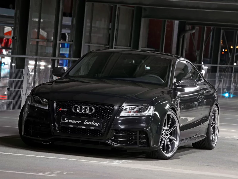 audi, rs5, tuning, black, senner