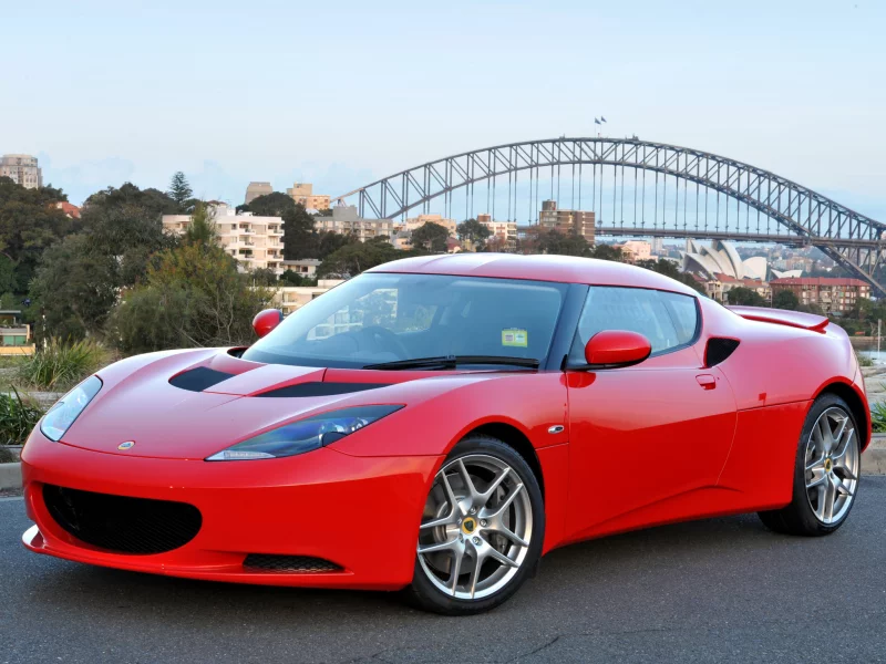 лотус, evora, lotus, эвора, красный, мост, спорткар, небо