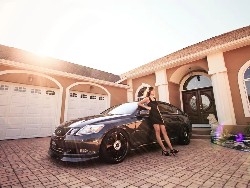 лексус, girl, sun, lexus, лучи, gs, дом