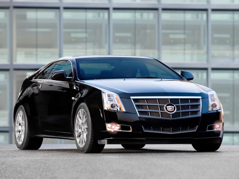 чёрный, кадилак, купе, cts, black, cadillac, передняя часть, coupe
