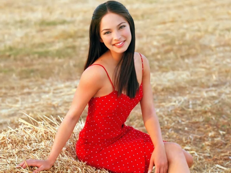 актриса, actress, девушка, брюнетка, кристин кройк, girl, kristin kreuk, платье